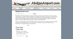 Desktop Screenshot of abidjanairport.com